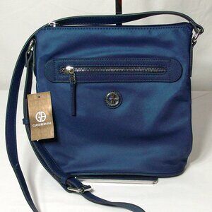 Giani Bernini Nylon shoulder bag Navy New with tags